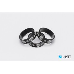 Laser marking on foils and paints