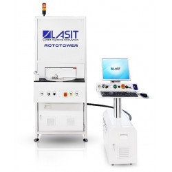 Sistem de marcare cu laser cu masa rotativa si 2 posturi de lucru - LASIT RotoTower